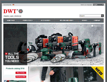 Tablet Screenshot of dwt-pt.com